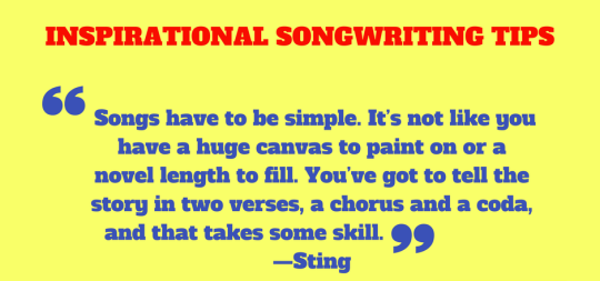 INSPIRATIONAL SONGWRITING TIPS - STING (2)